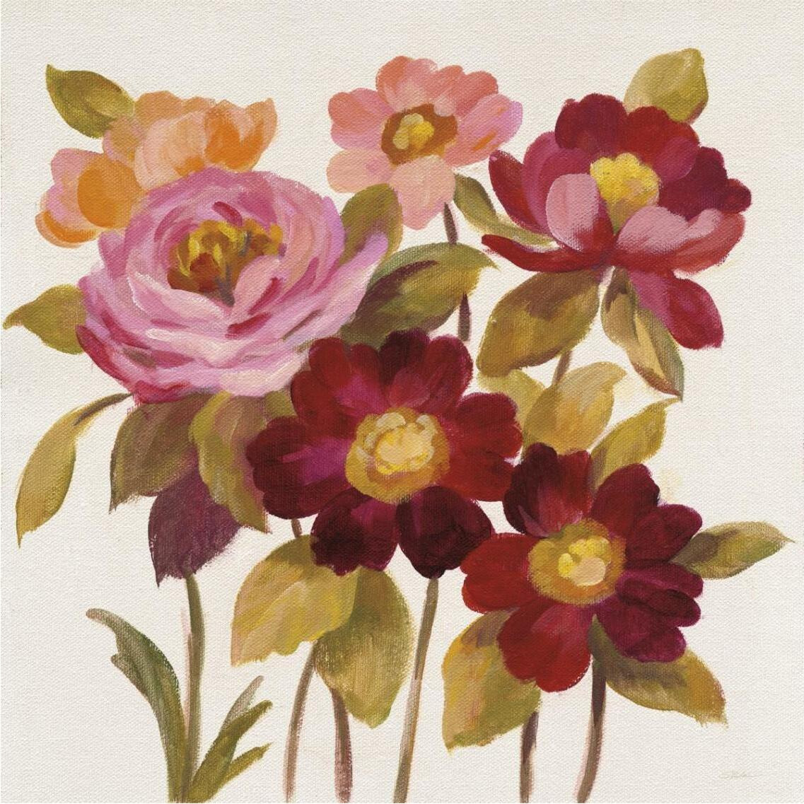 English Garden IV -Paper Art-38&quotx38"