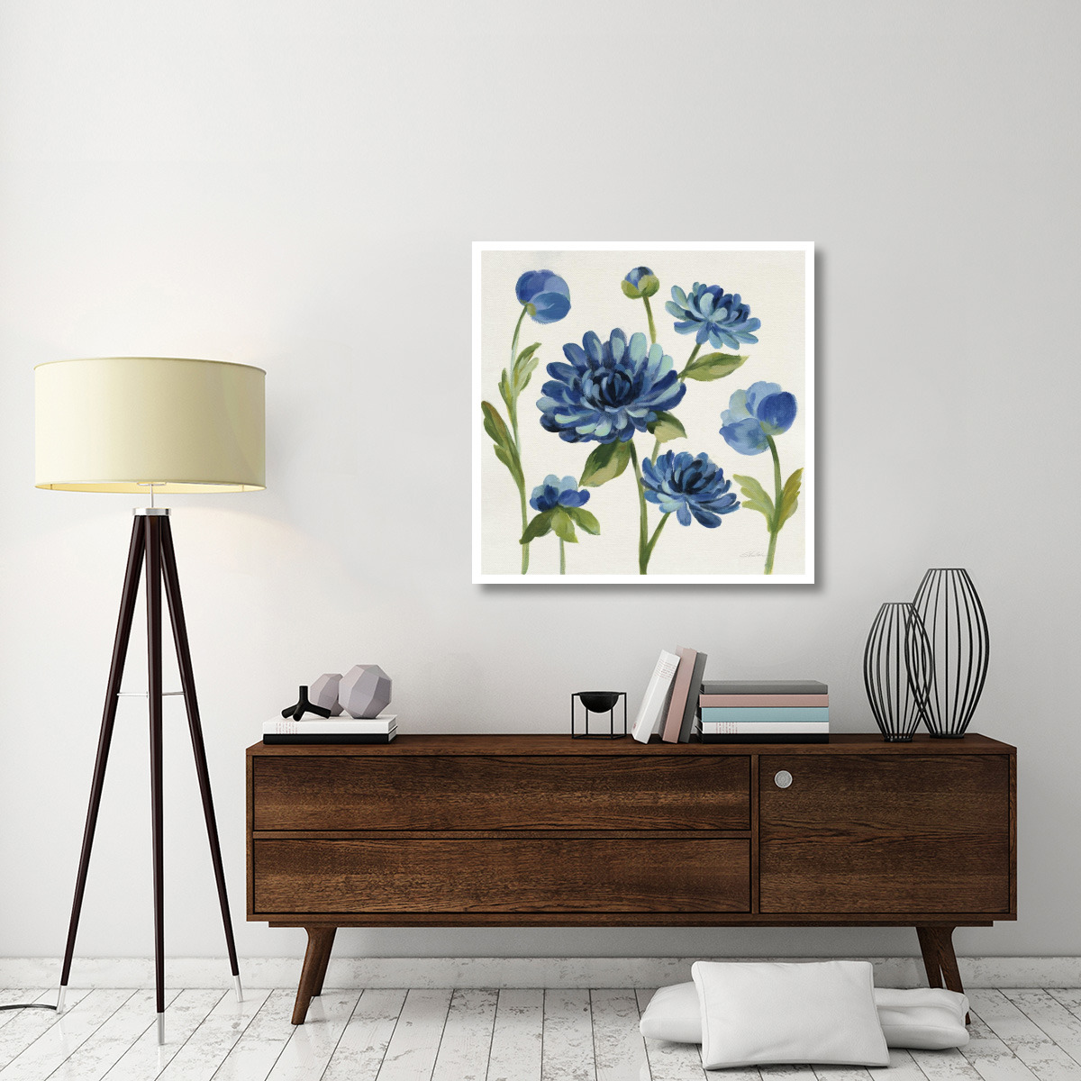 Seaside Garden II -Paper Art-38&quotx38"