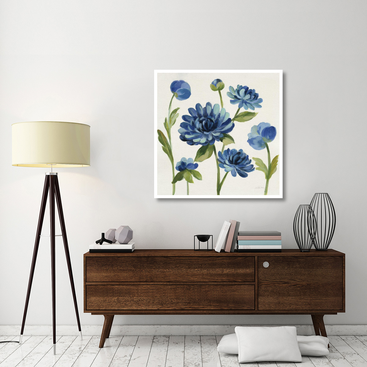 Seaside Garden II -Paper Art-42&quotx42"