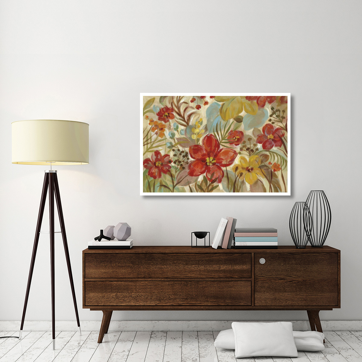Tropical Flowers -Paper Art-50&quotx34"