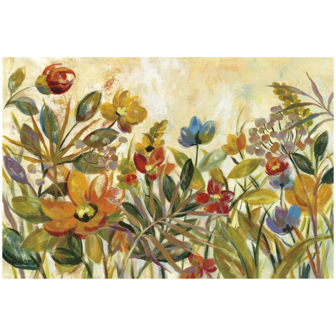 Rain Forest Floral -Paper Art-50&quotx34"