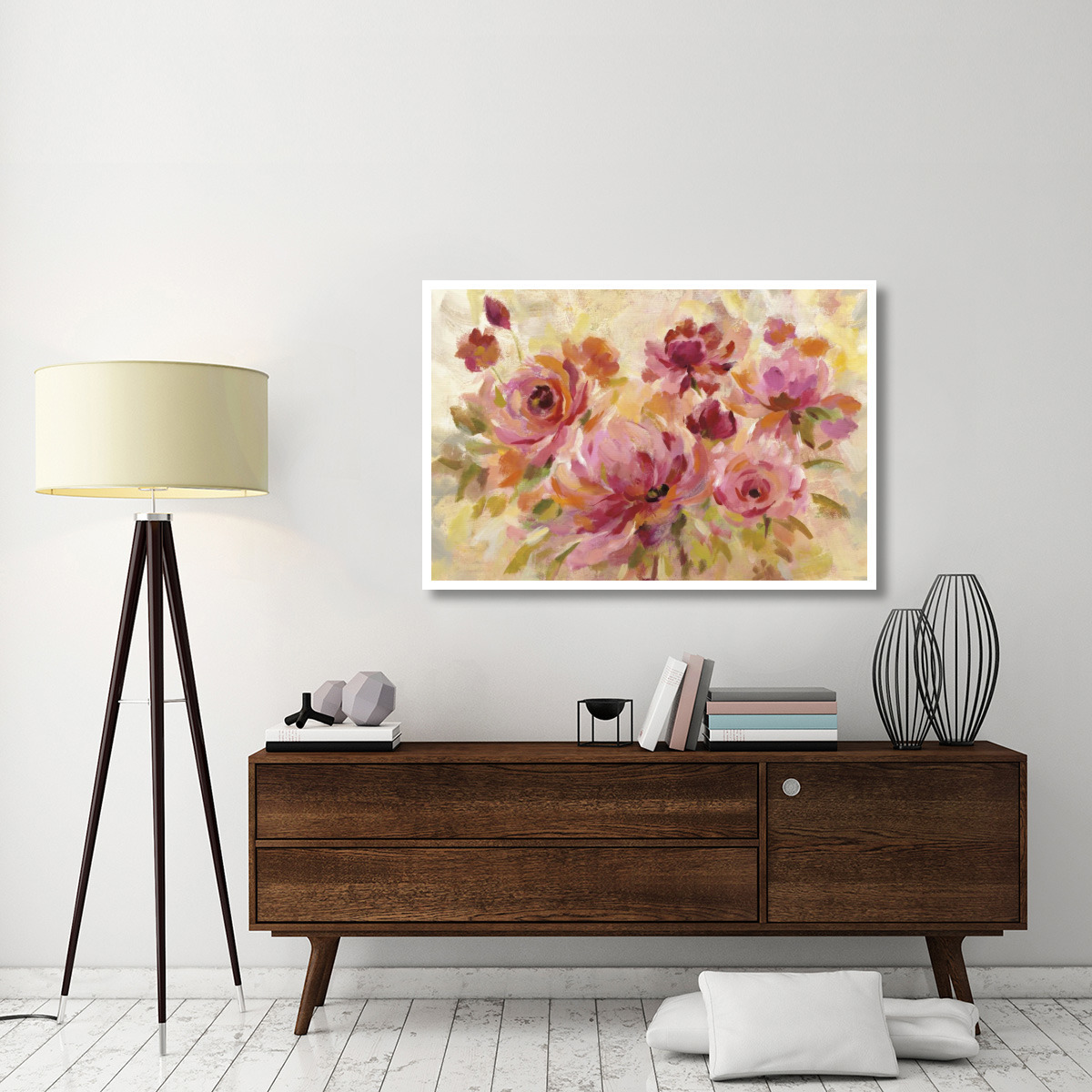 Romantic Bouquet Crop -Paper Art-50&quotx34"