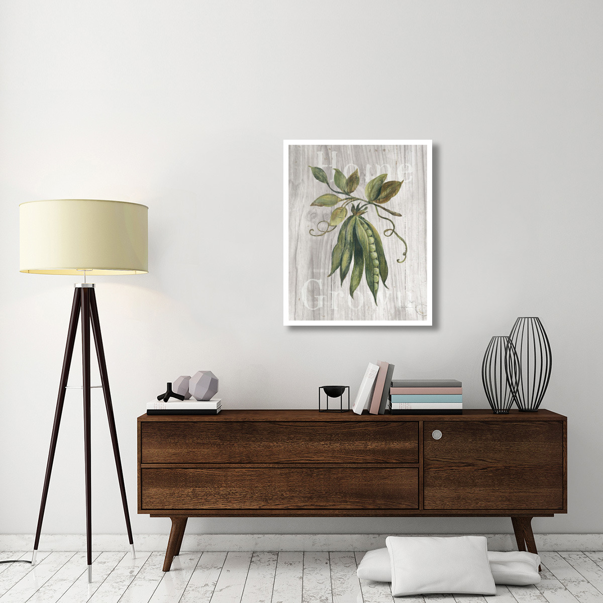Market Vegetables II on Wood -Paper Art-30&quotx37"