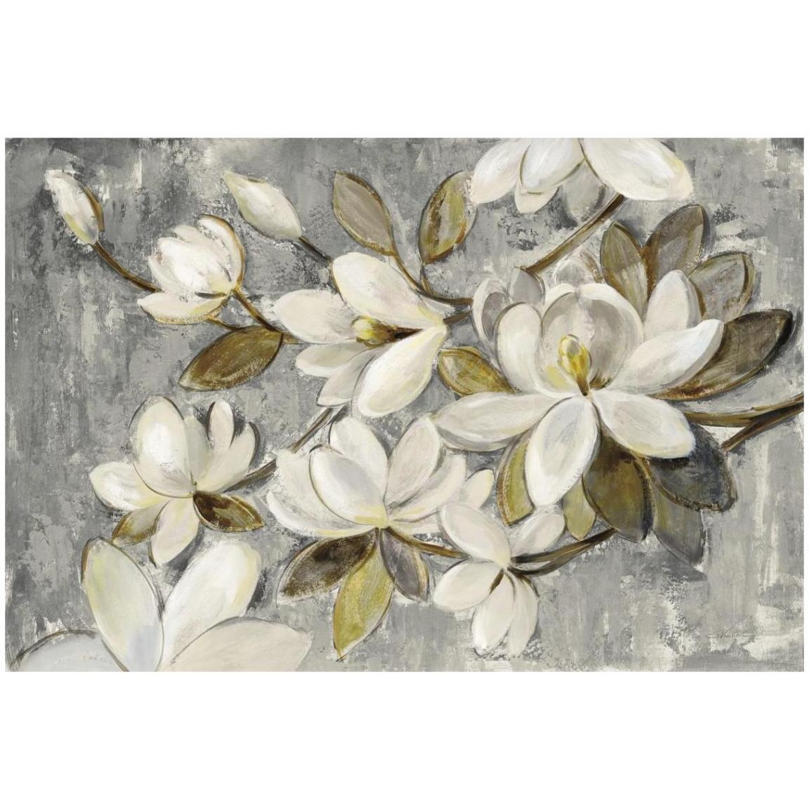 Magnolia Simplicity Neutral Gray -Paper Art-20&quotx14"