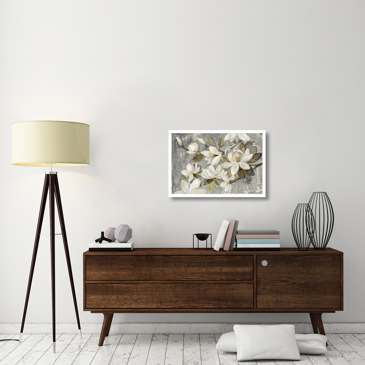 Magnolia Simplicity Neutral Gray -Paper Art-32&quotx22"