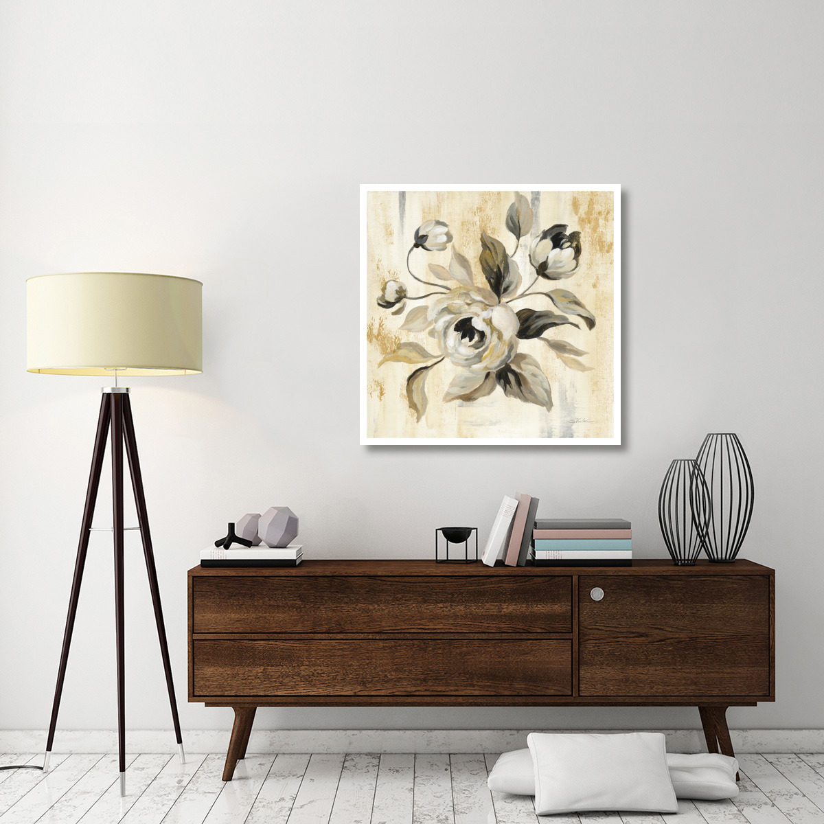 English Rose II -Paper Art-38&quotx38"