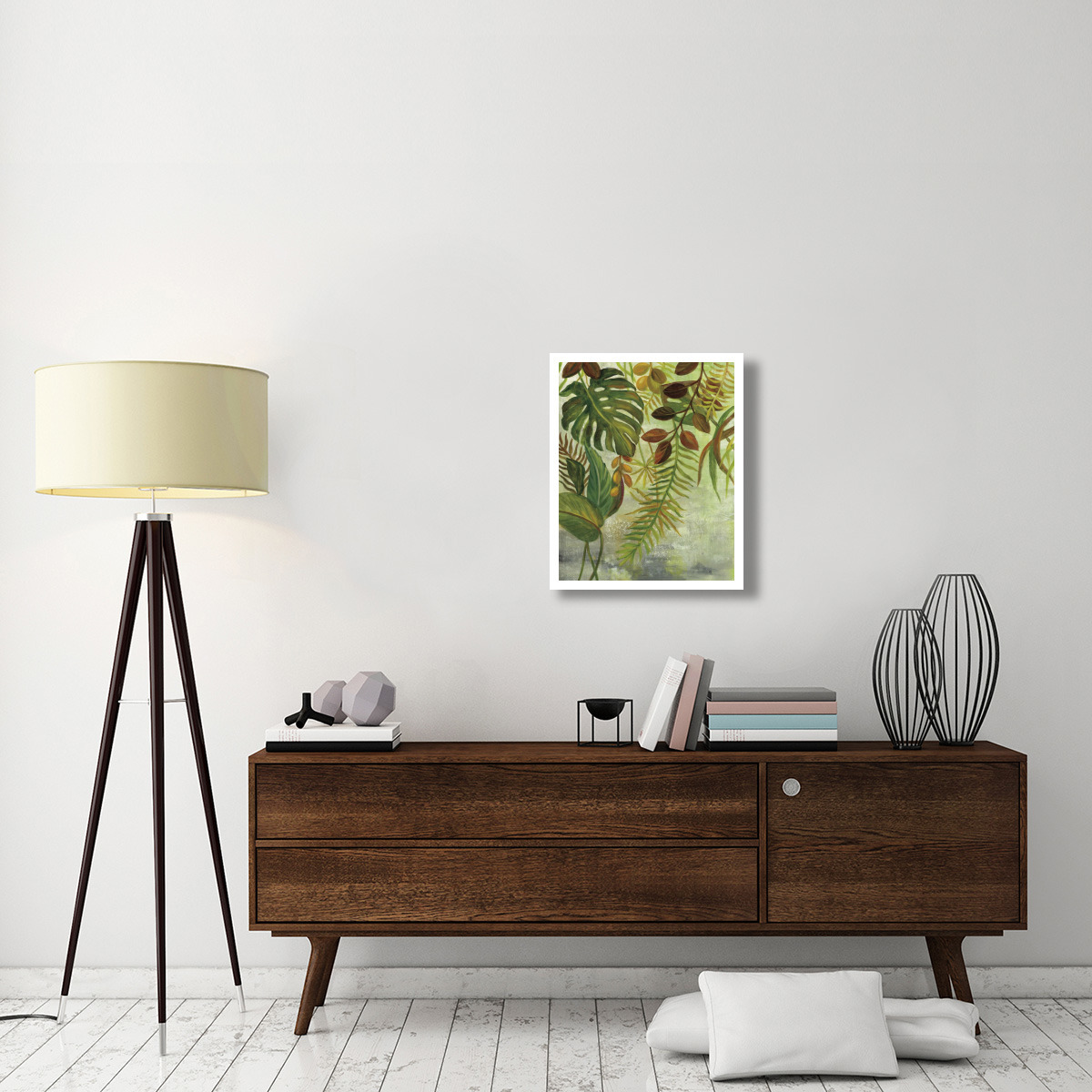 Tropical Greenery I -Paper Art-22&quotx26"
