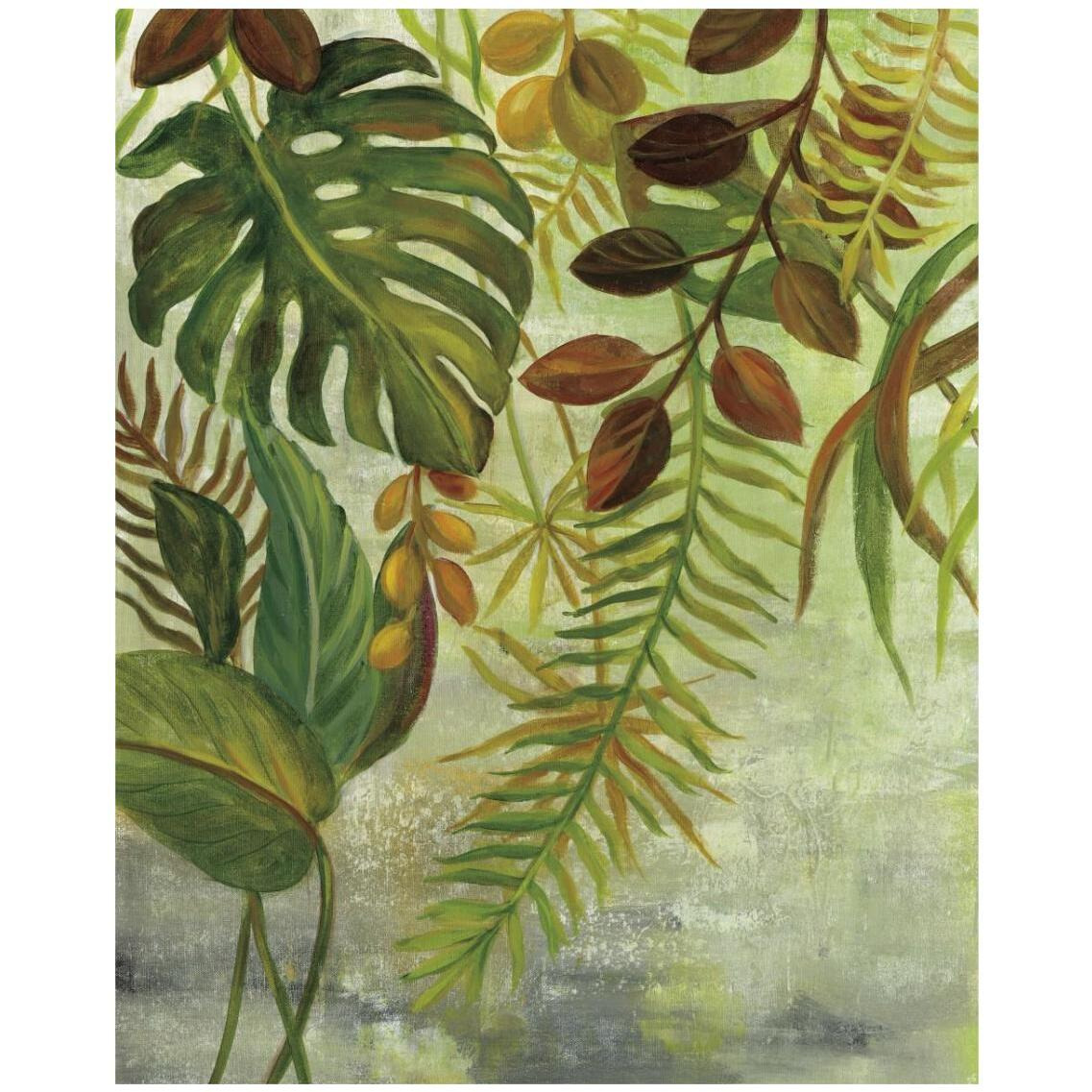 Tropical Greenery I -Paper Art-24&quotx30"