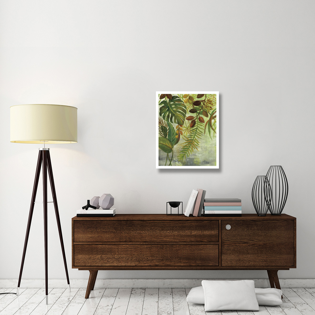 Tropical Greenery I -Paper Art-24&quotx30"