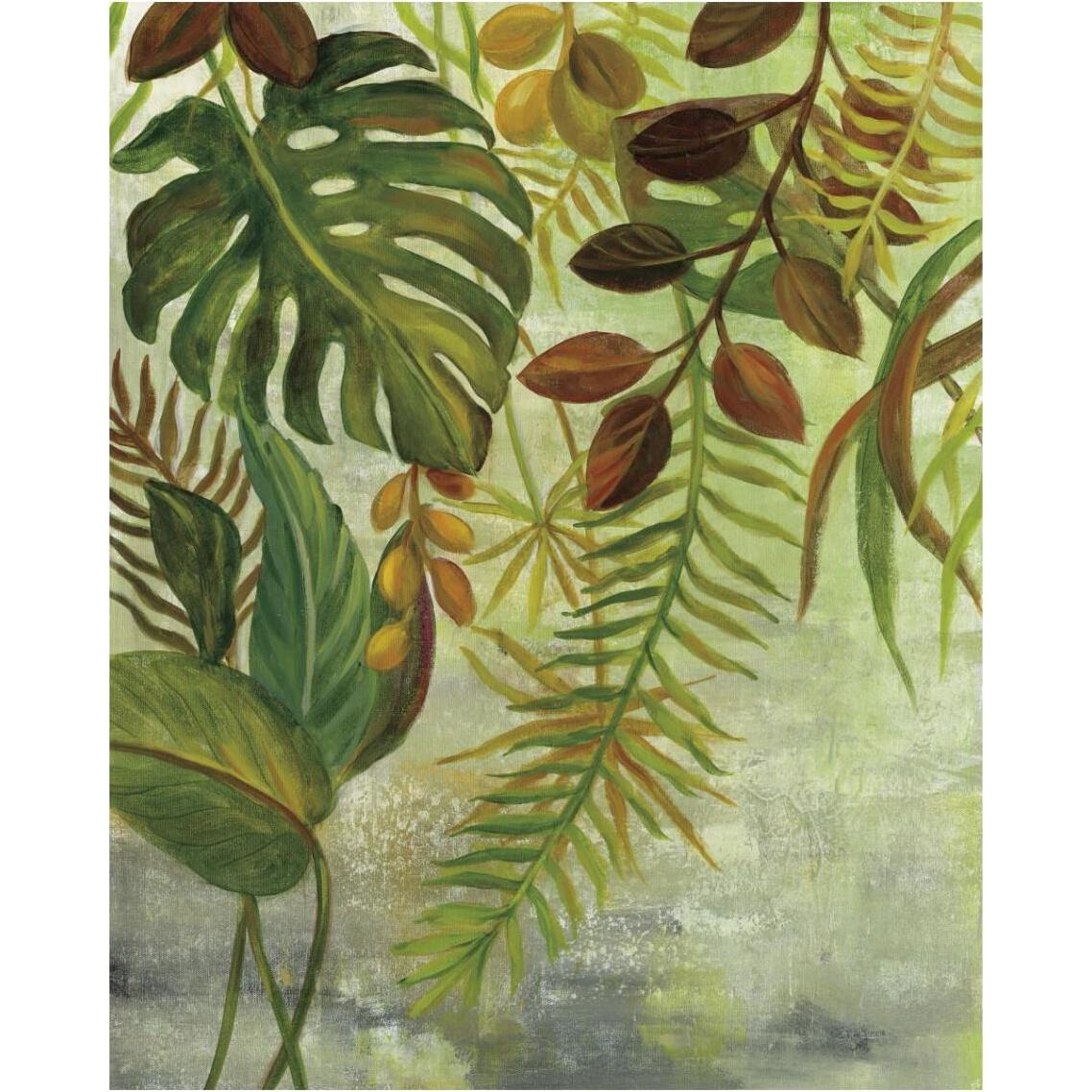 Tropical Greenery I -Paper Art-30&quotx37"