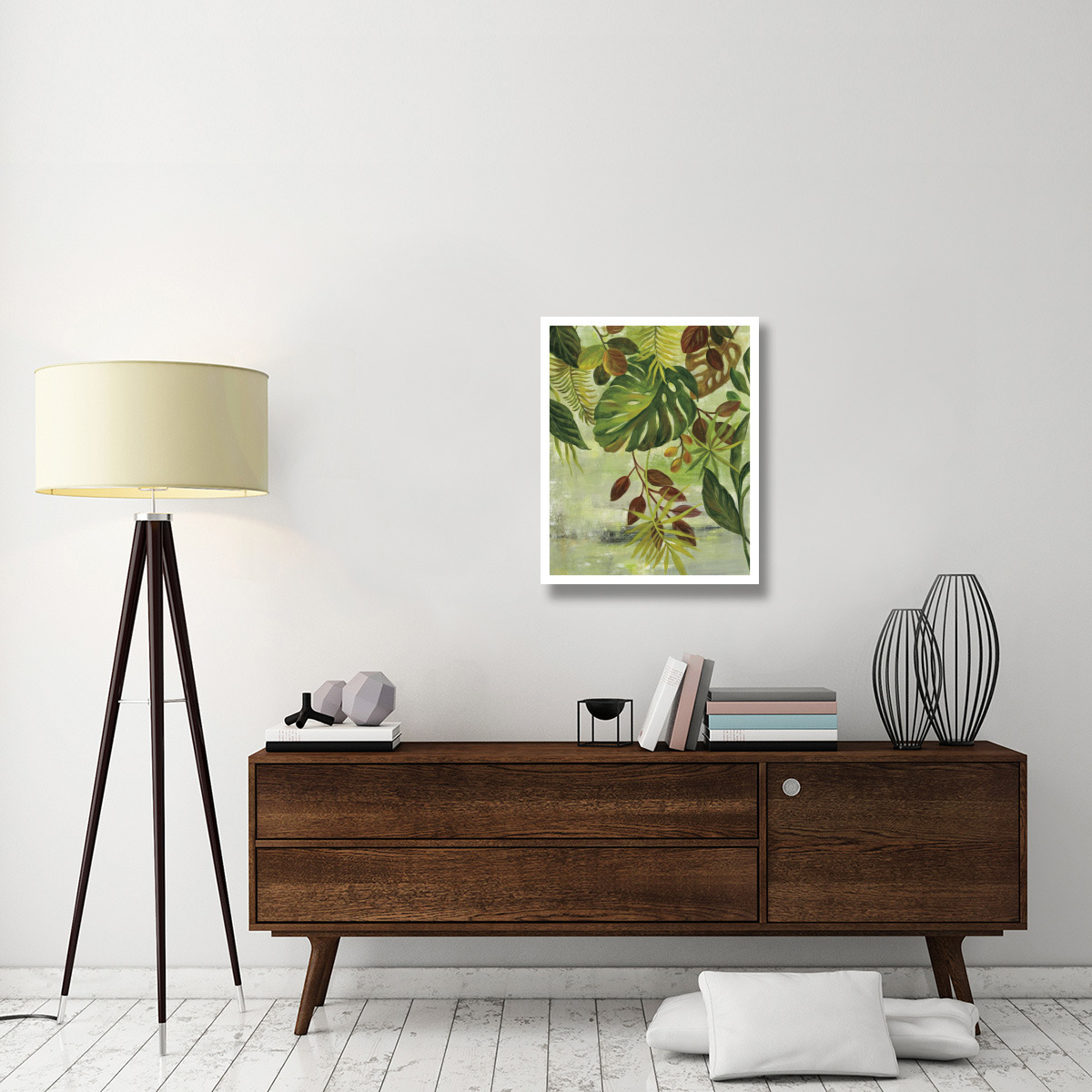 Tropical Greenery II -Paper Art-24&quotx30"
