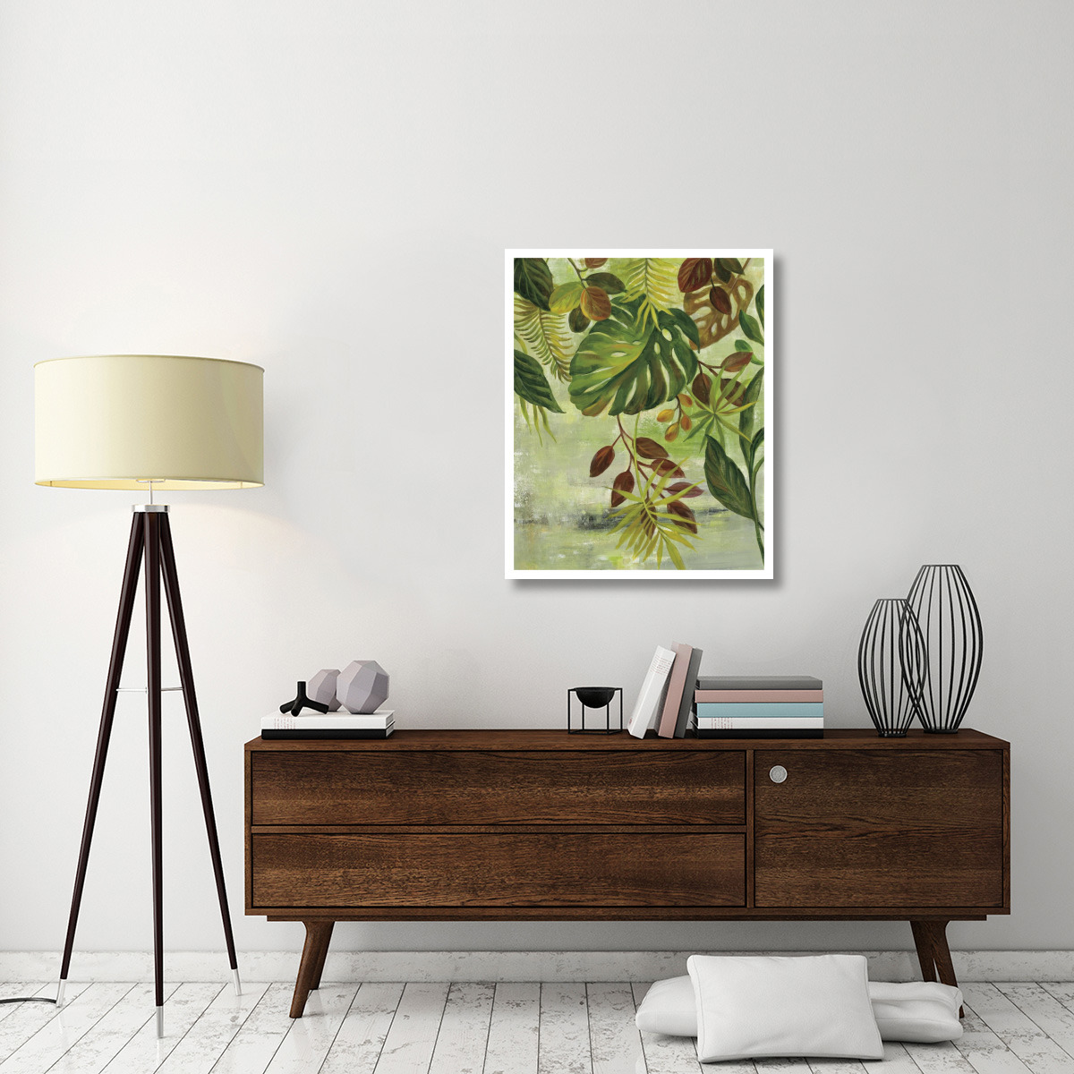 Tropical Greenery II -Paper Art-30&quotx37"