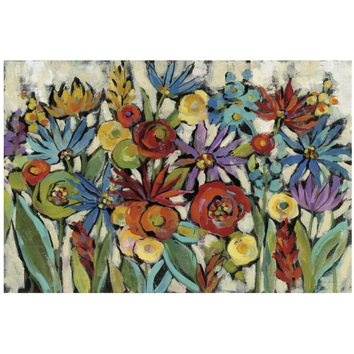 Confetti Floral I -Paper Art-20&quotx14"