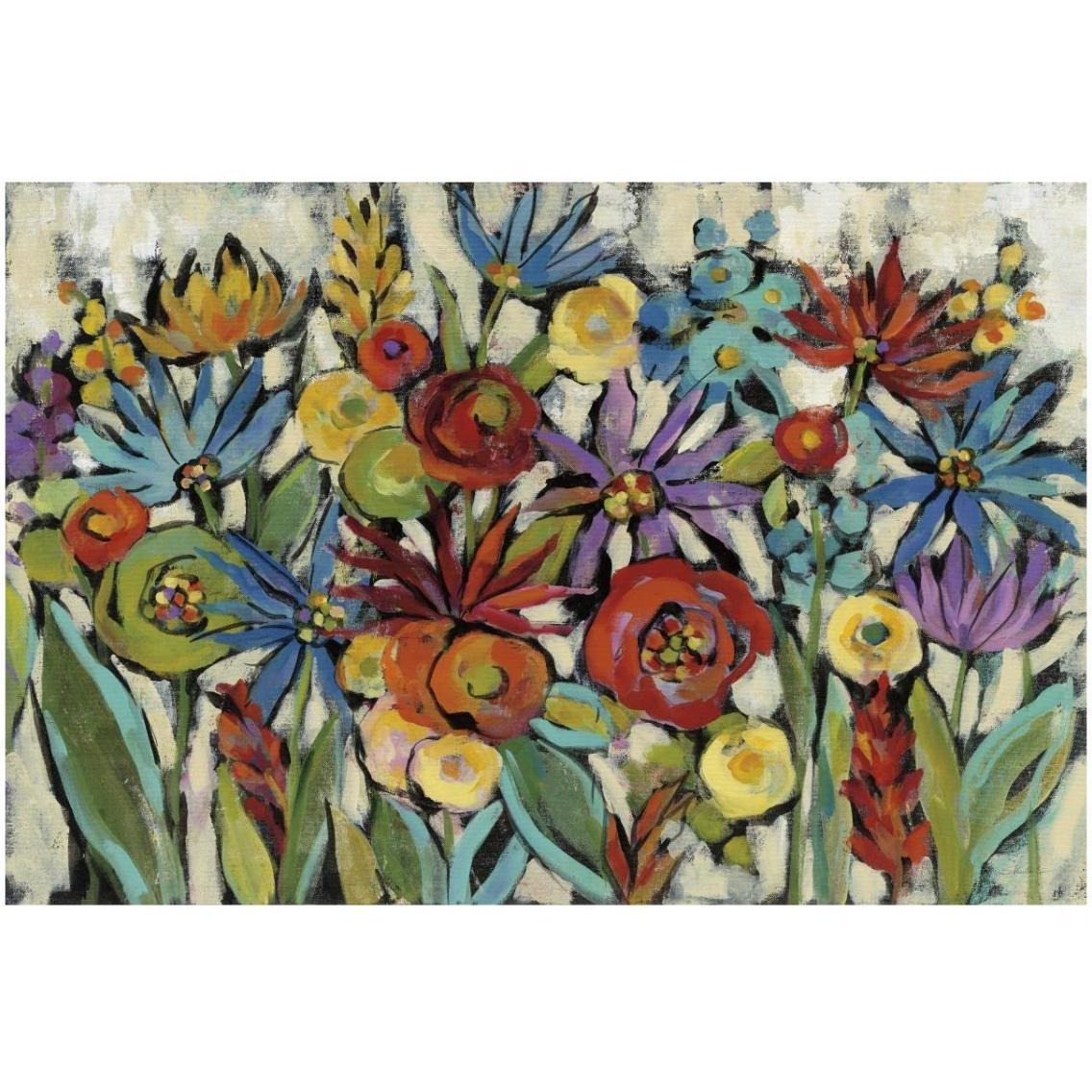 Confetti Floral I -Paper Art-32&quotx22"