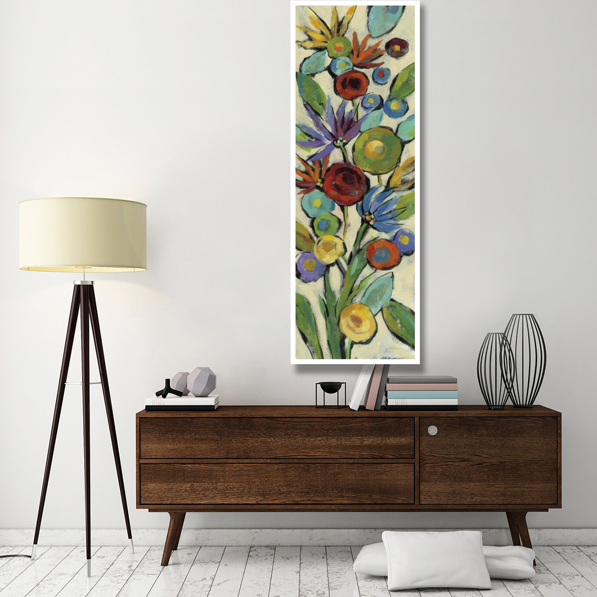 Confetti Floral II -Paper Art-26&quotx74"