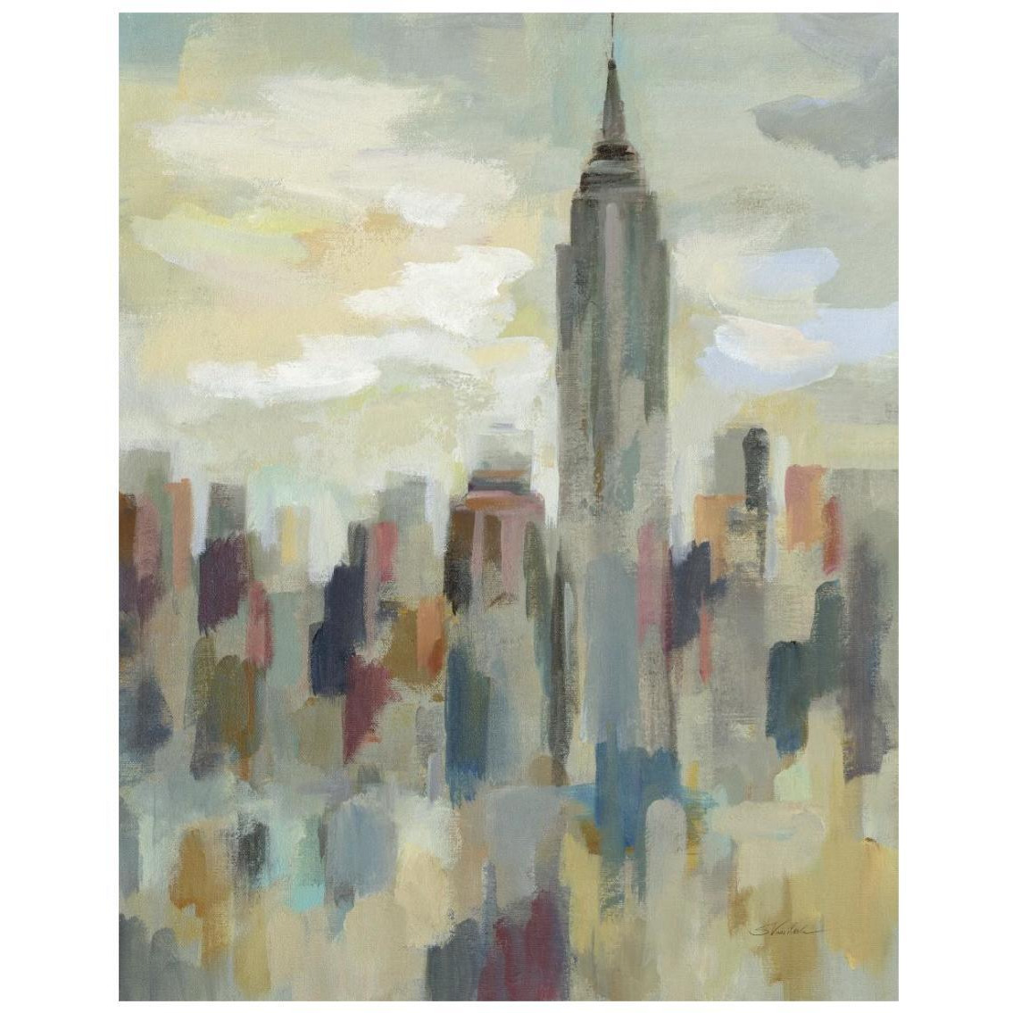 New York Impression -Paper Art-22&quotx26"