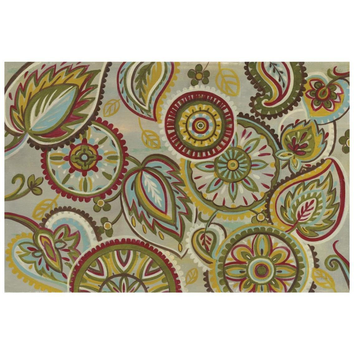 Elegant Mandalas Dark Green -Paper Art-26&quotx18"