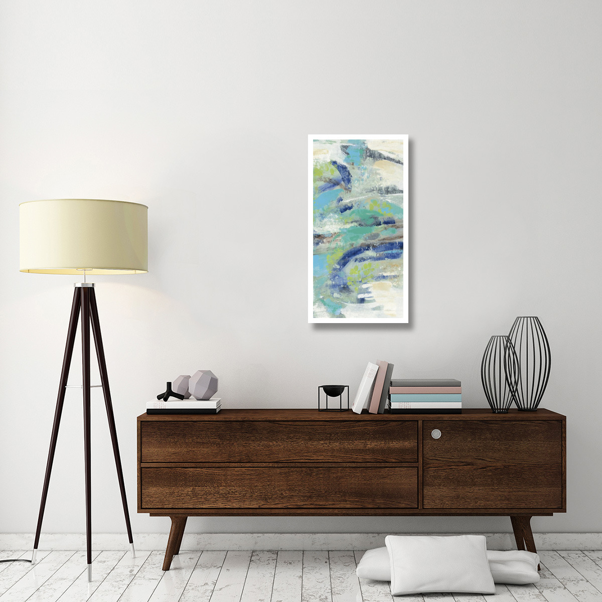 River Whirlpool III -Paper Art-20&quotx38"