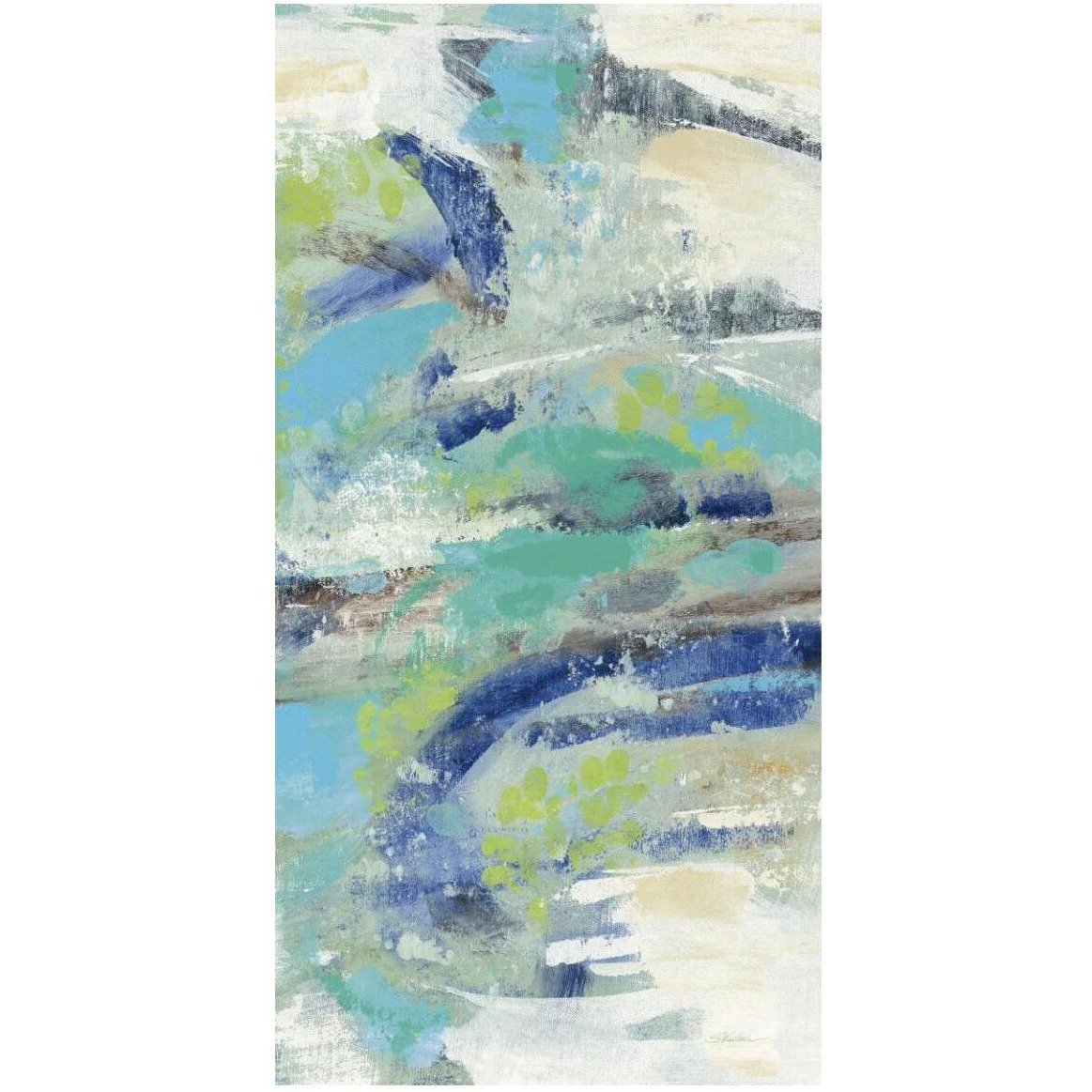 River Whirlpool III -Paper Art-26&quotx50"