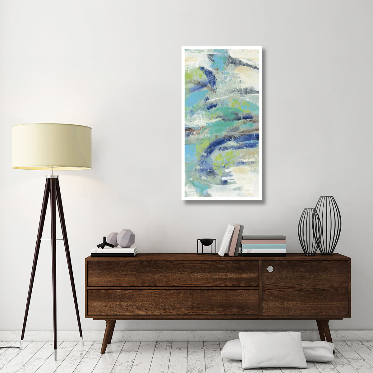River Whirlpool III -Paper Art-26&quotx50"