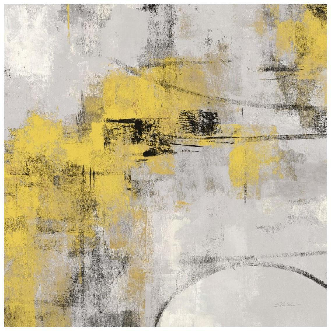 Stone Gardens II Yellow -Paper Art-26&quotx26"