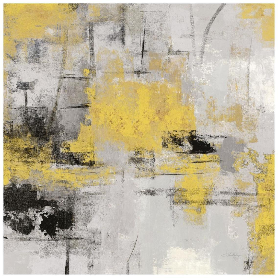 Stone Gardens III Yellow -Paper Art-26&quotx26"