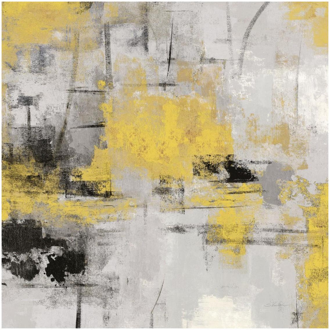 Stone Gardens III Yellow -Paper Art-32&quotx32"