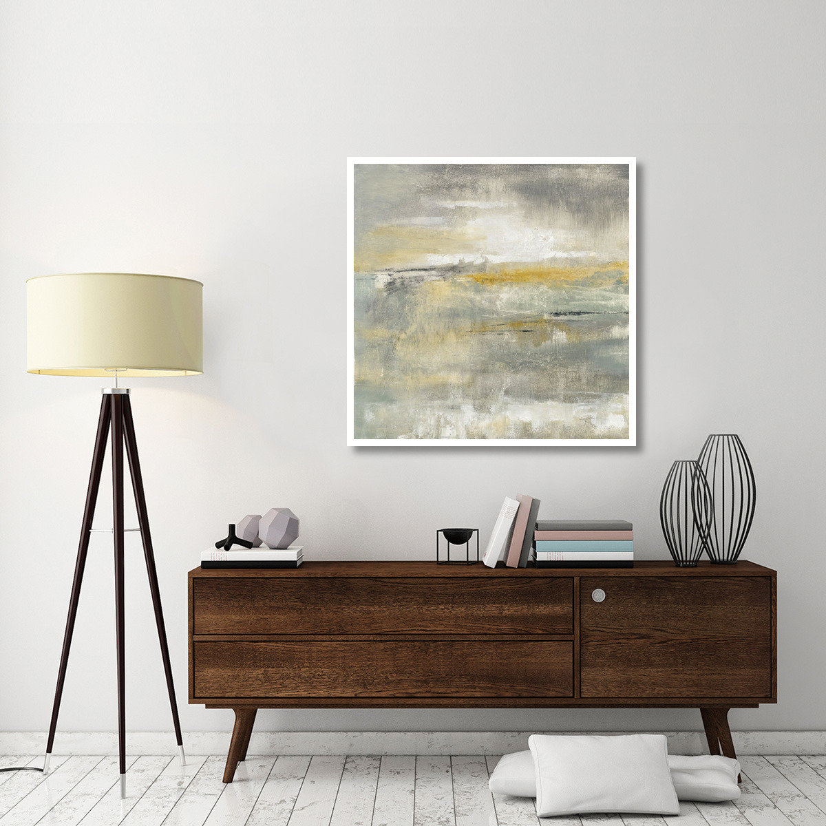 February Sky -Paper Art-42&quotx42"