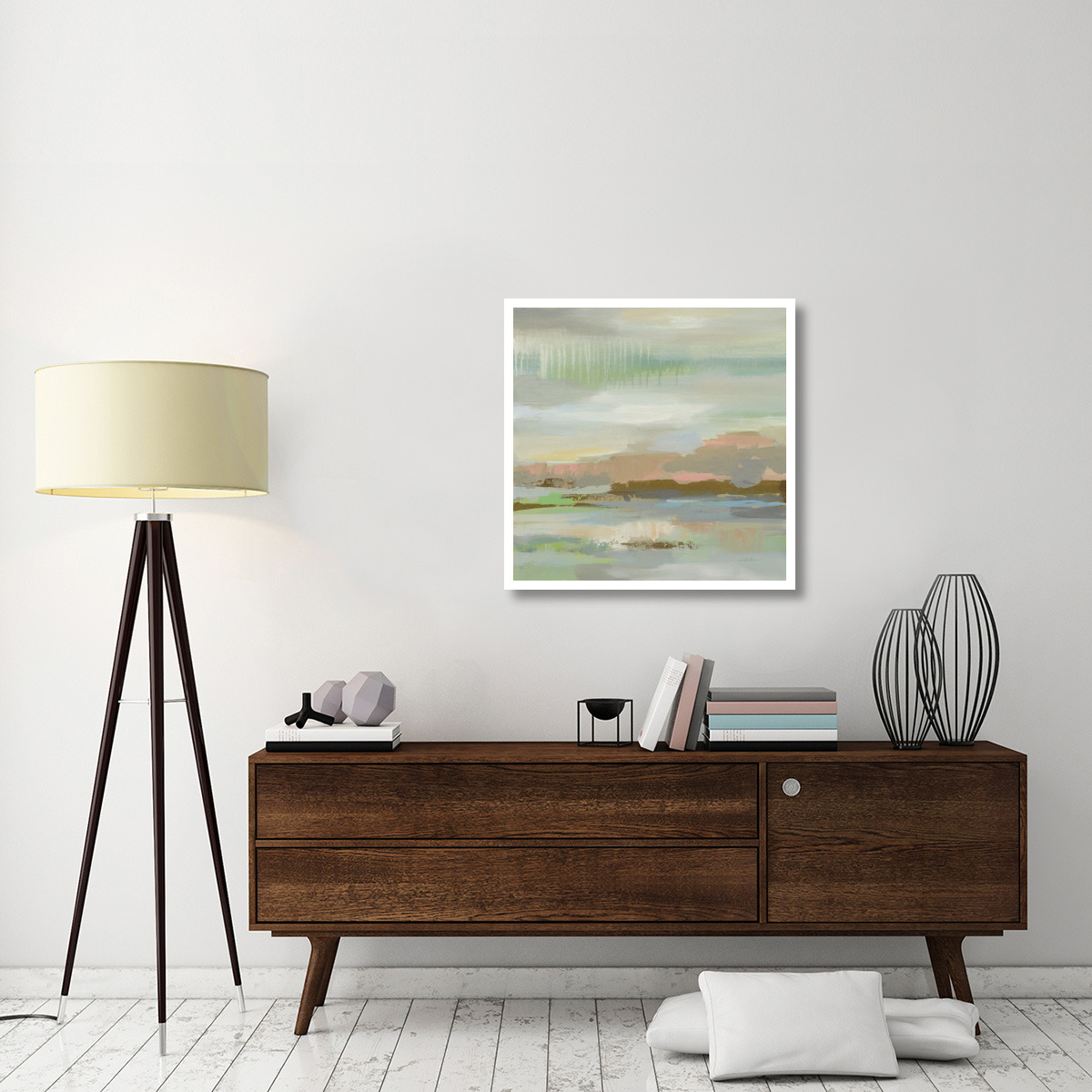 Spring Desert I -Paper Art-32&quotx32"