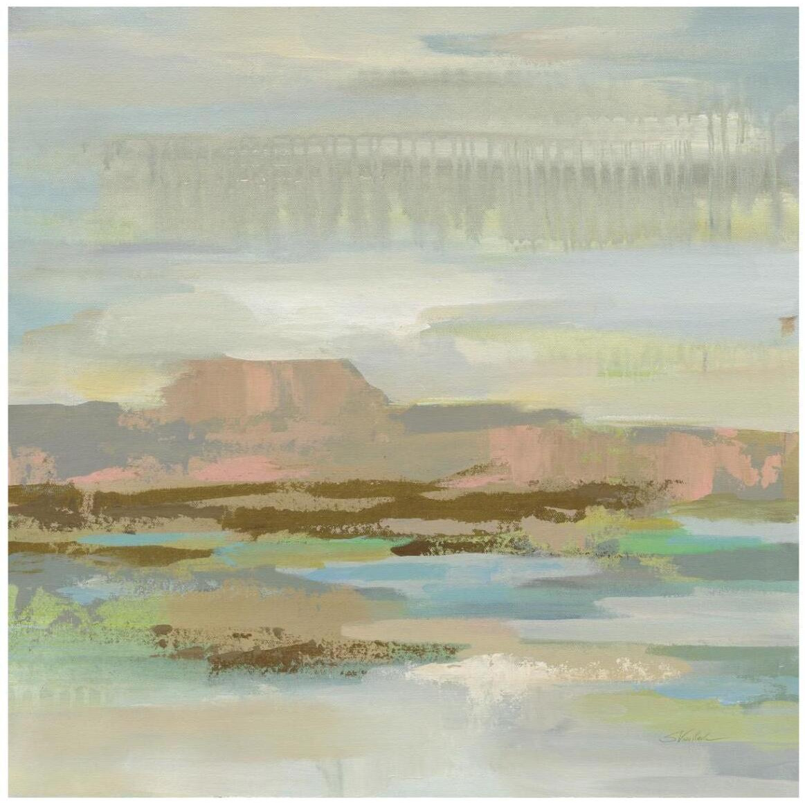 Spring Desert II -Paper Art-42&quotx42"