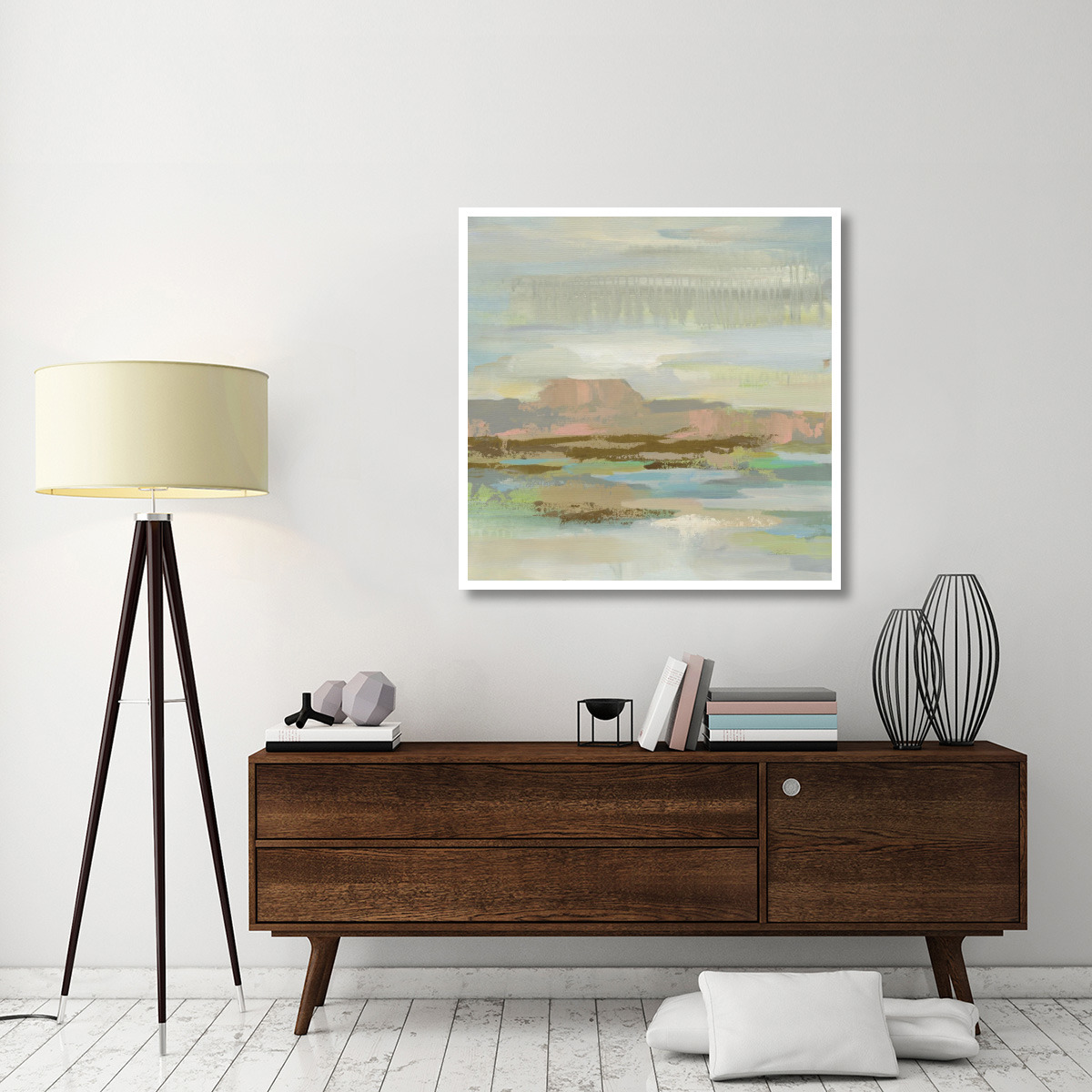 Spring Desert II -Paper Art-42&quotx42"