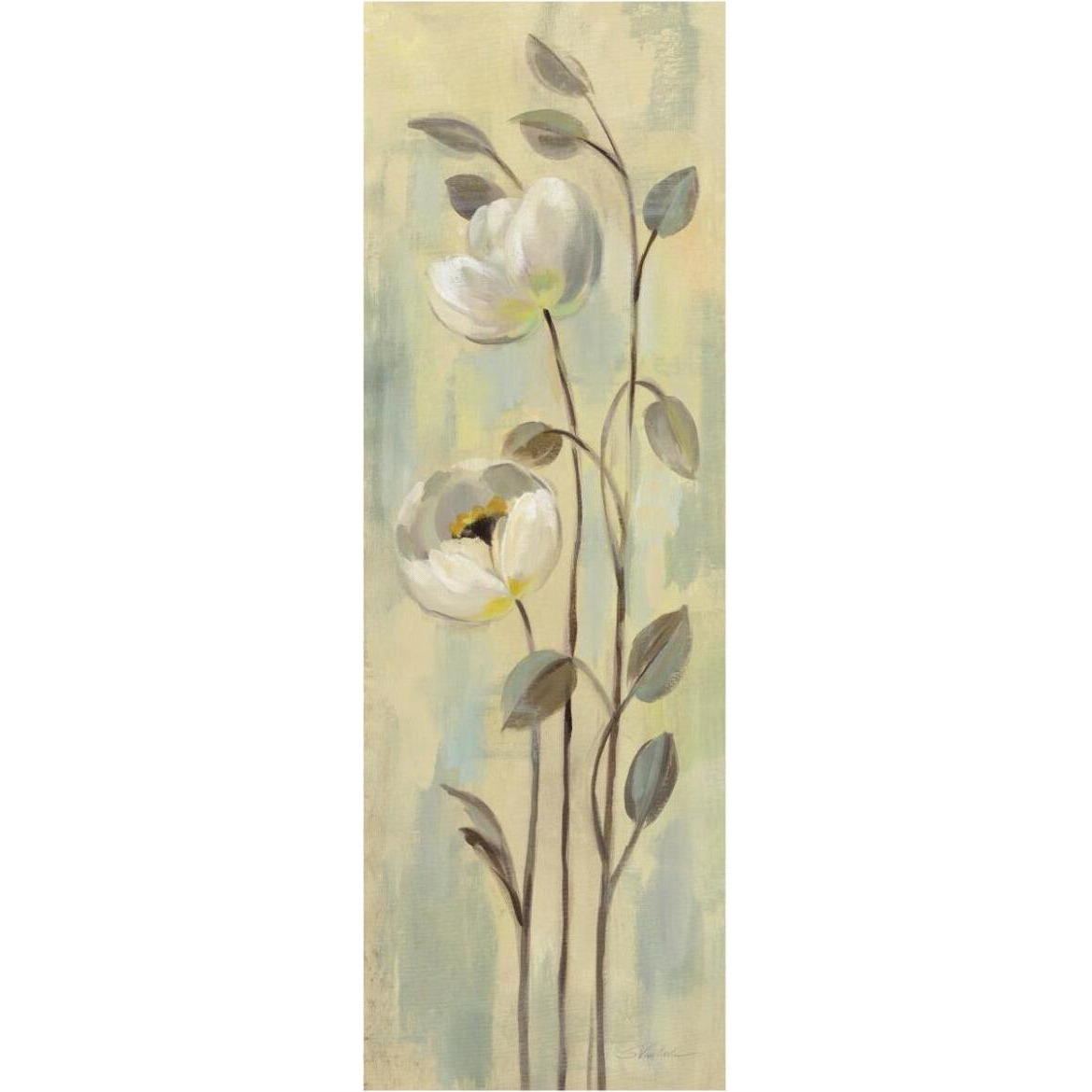 Neutral Anemone Branches II -Paper Art-26&quotx74"