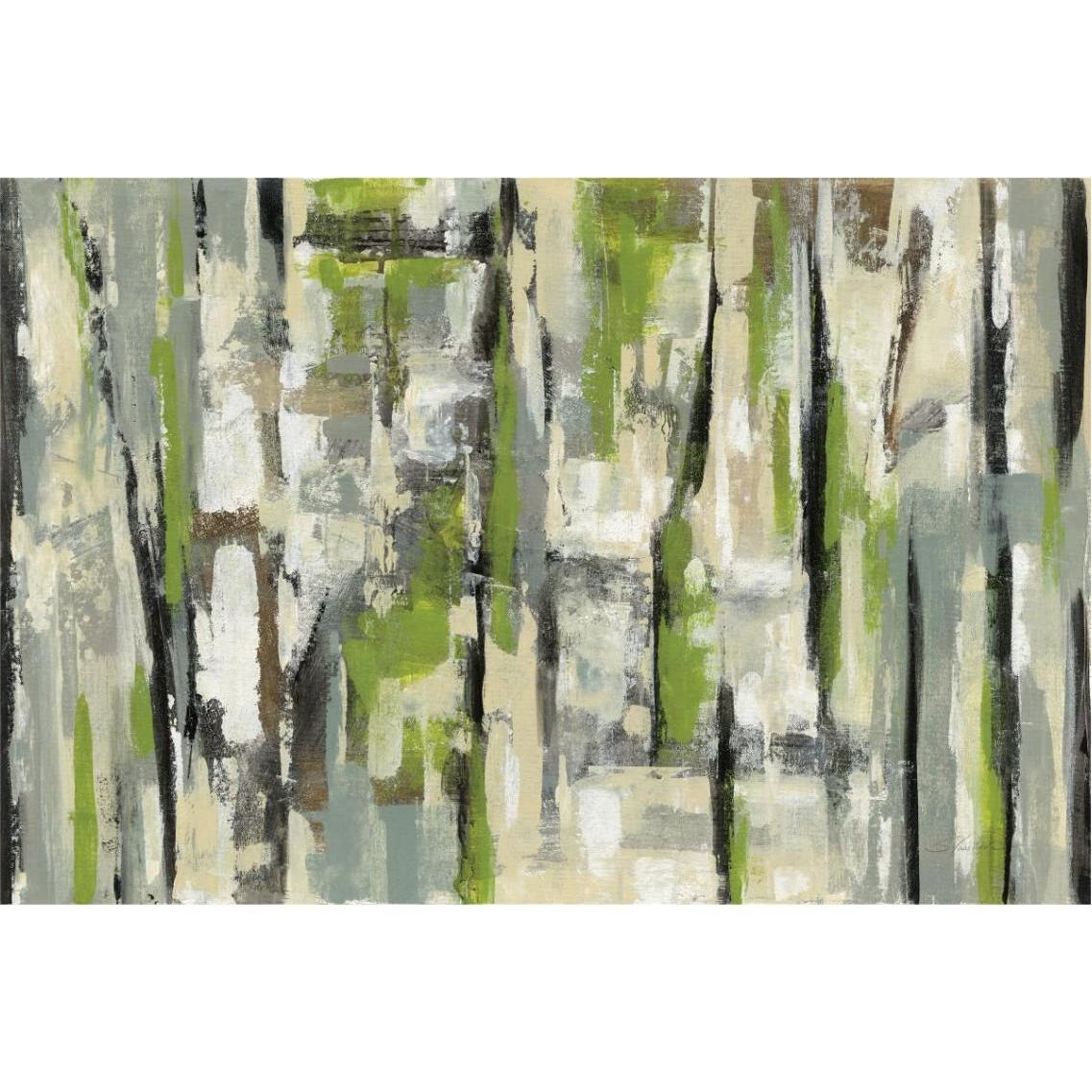 Spring Stripes Crop -Paper Art-38&quotx26"