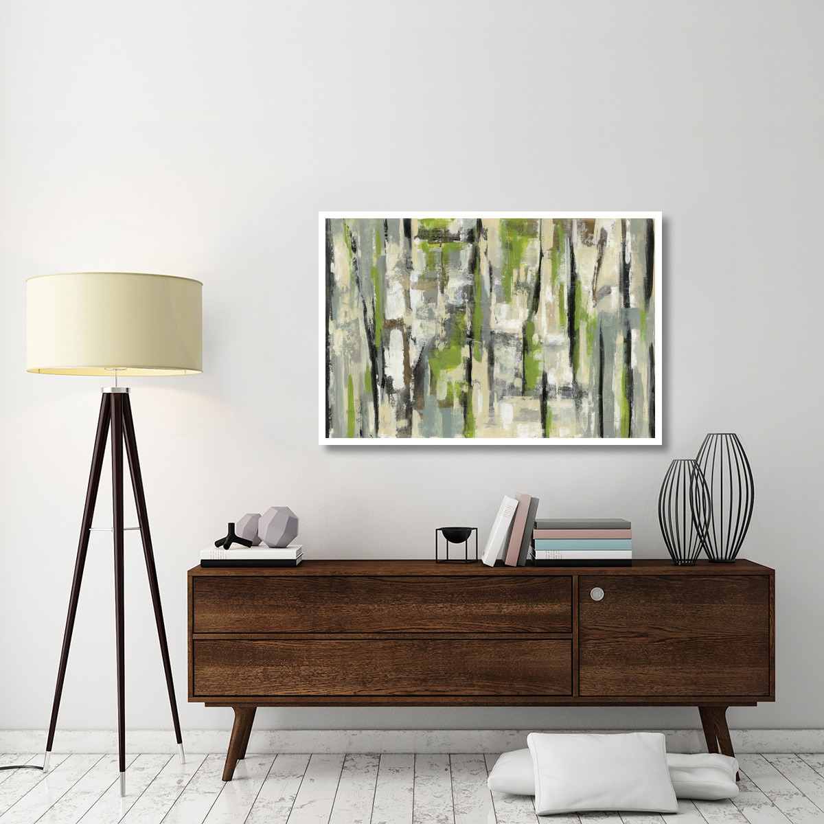 Spring Stripes Crop -Paper Art-50&quotx34"
