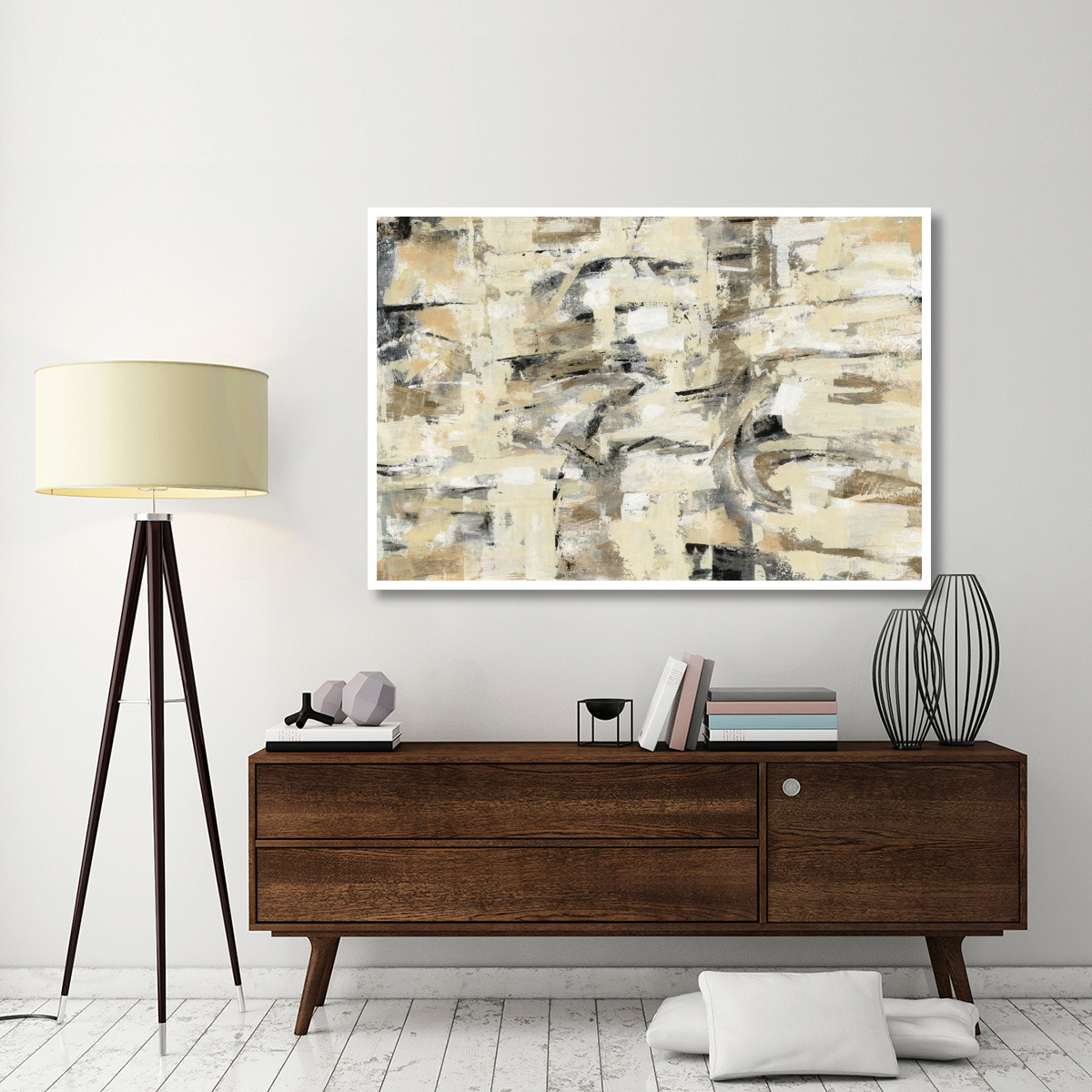 Tone on Tone Crop -Paper Art-62&quotx42"