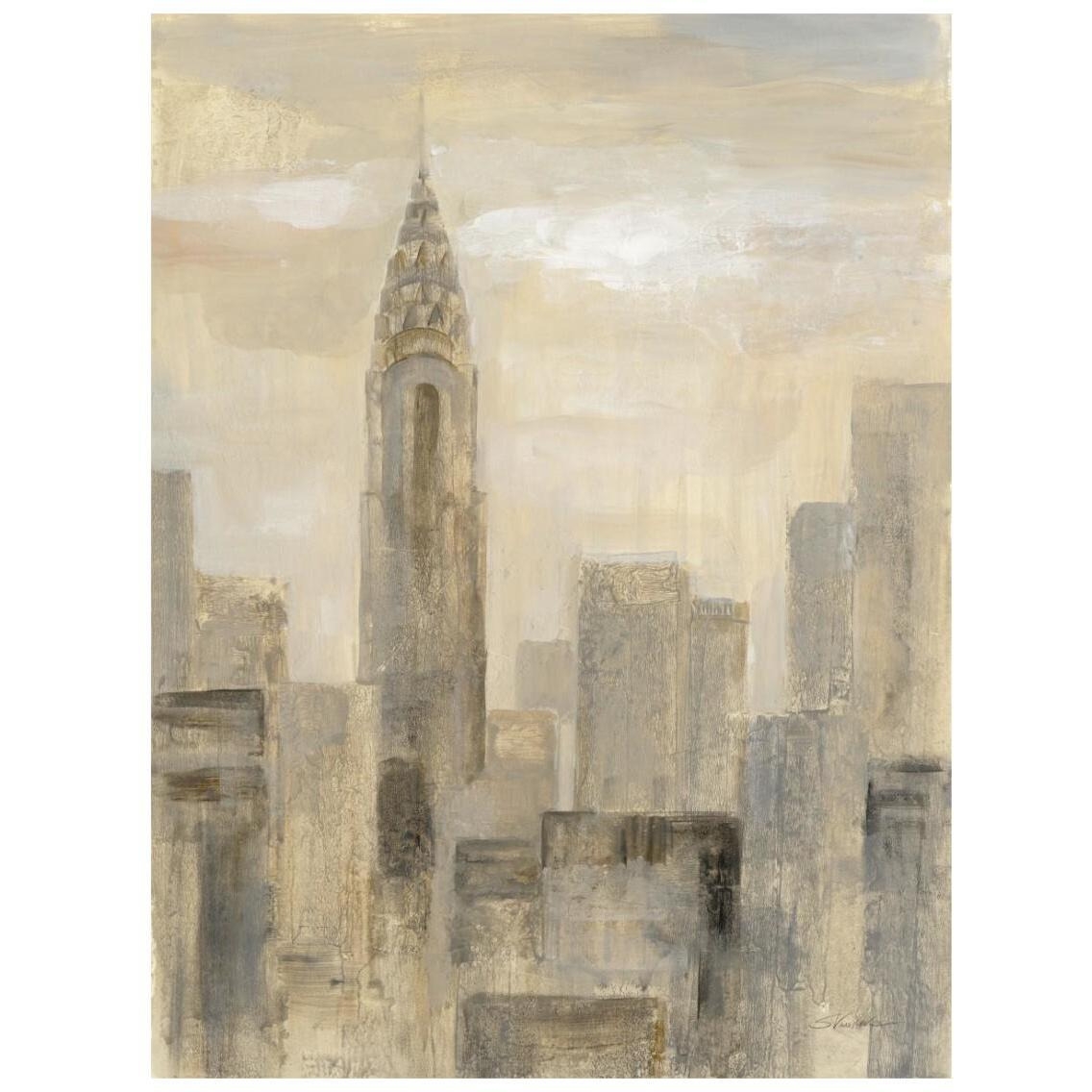 City Blocks I -Paper Art-20&quotx26"