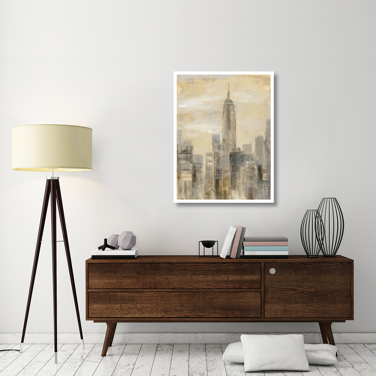 City Blocks II -Paper Art-32&quotx42"