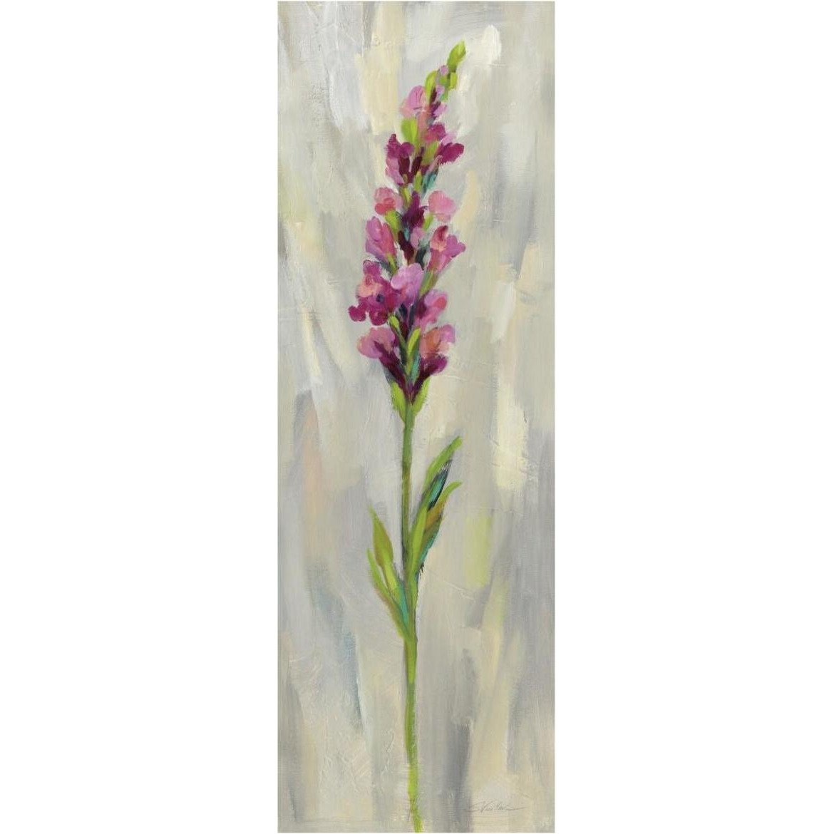 Single Stem Flower IV -Paper Art-26&quotx74"