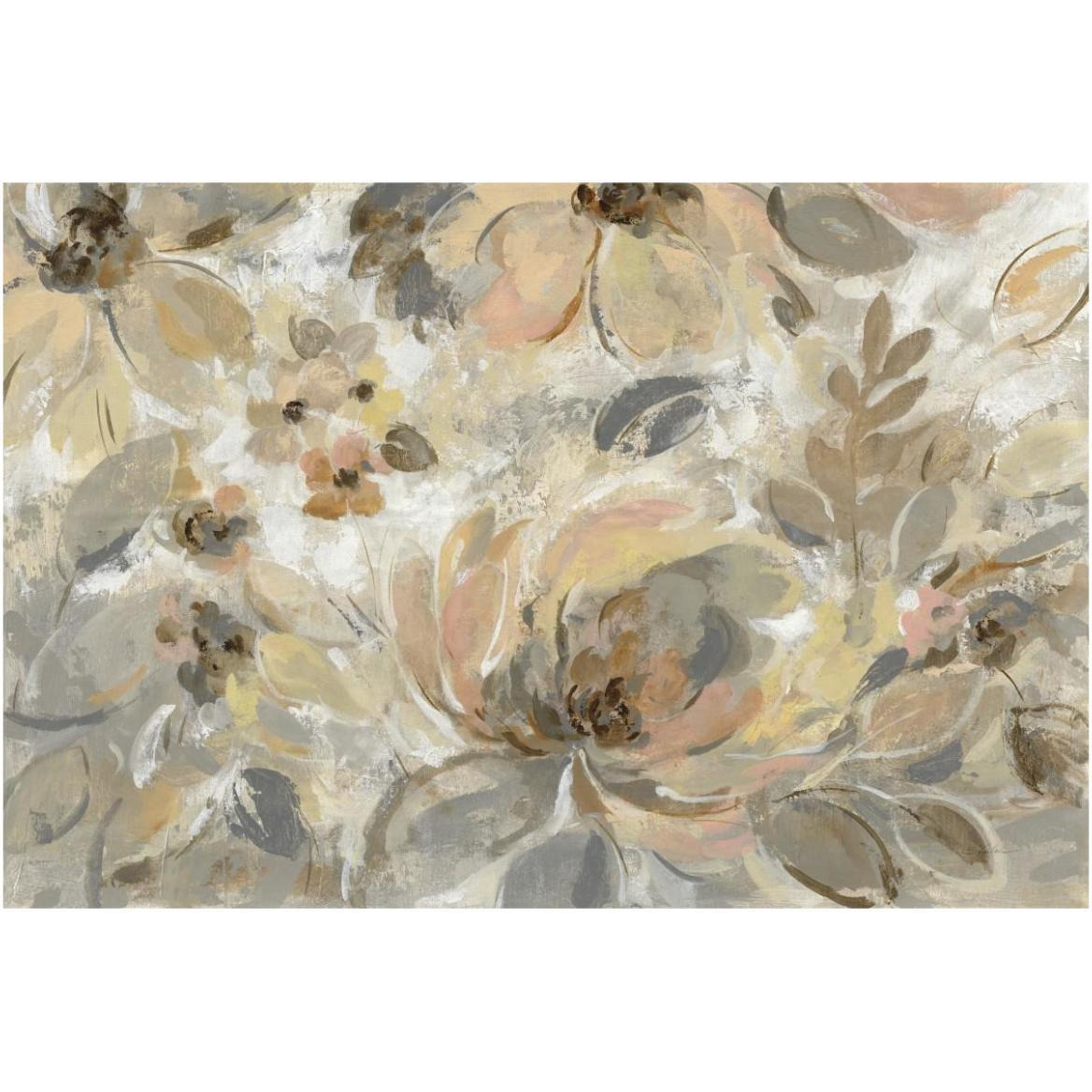 Ivory Floral -Paper Art-62&quotx42"