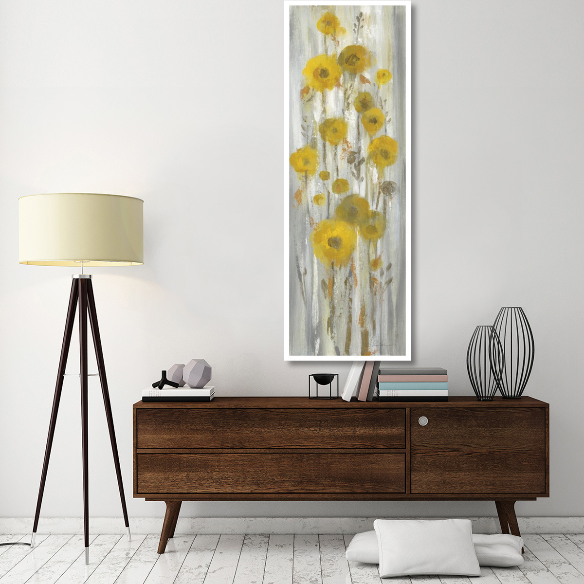 Roadside Flowers I -Paper Art-26&quotx74"