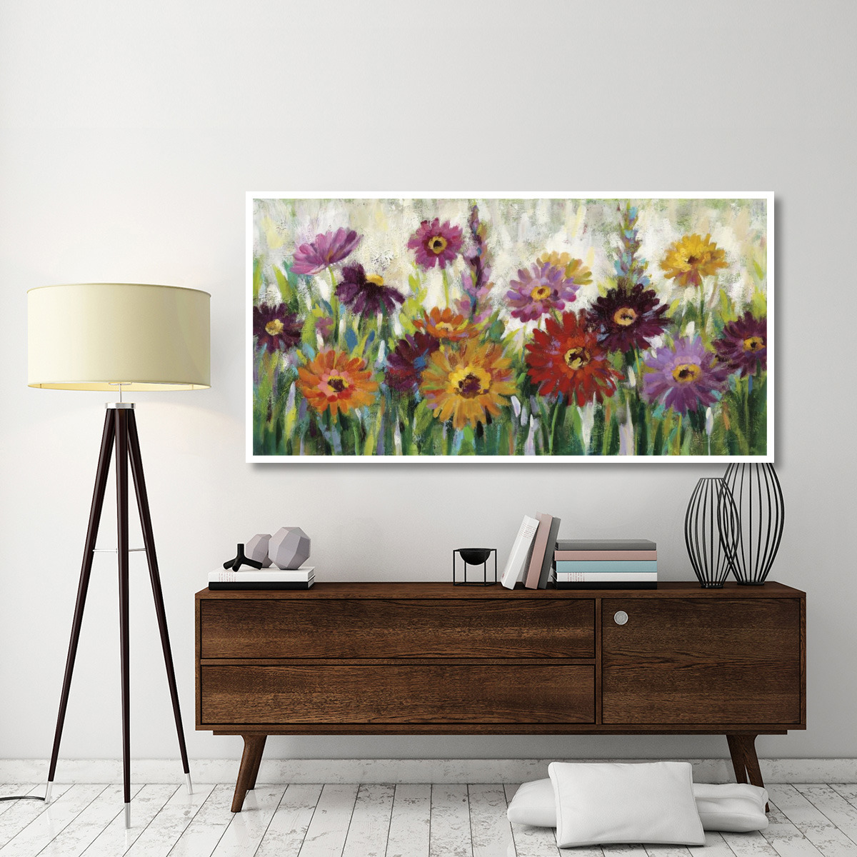 Jewel Daisy Gerbera -Paper Art-74&quotx38"