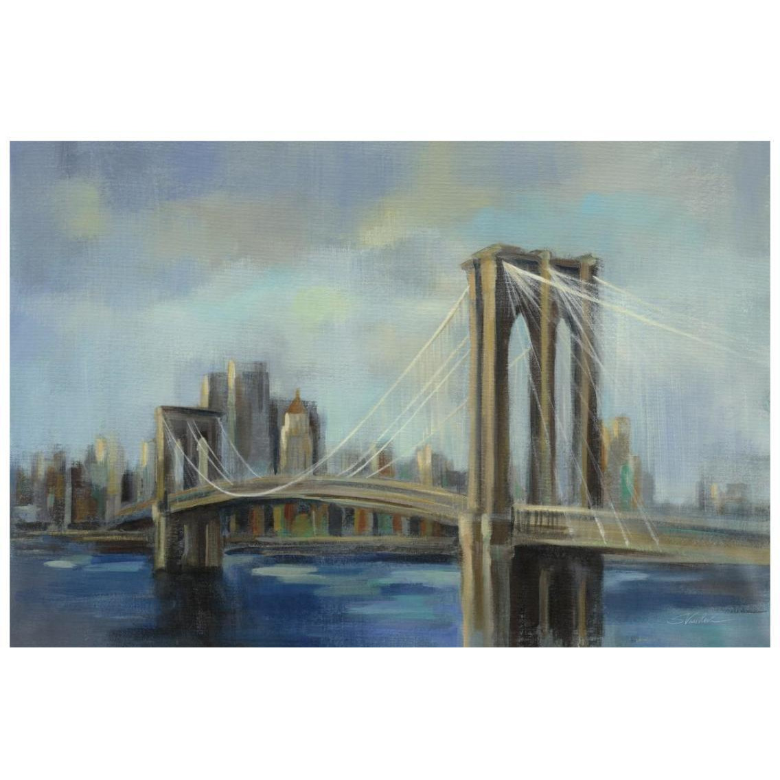 Brooklyn Bridge -Paper Art-26&quotx18"