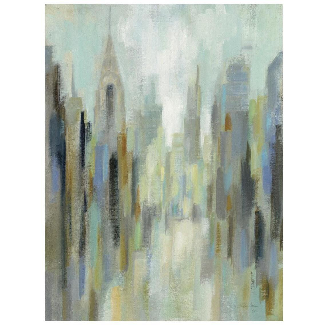New York Morning I -Paper Art-20&quotx26"