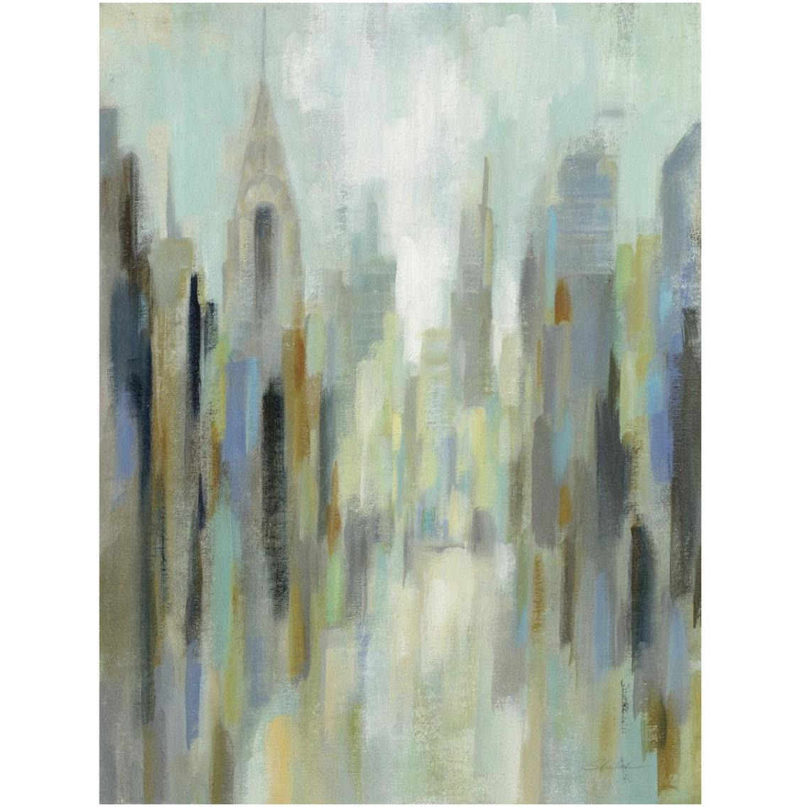 New York Morning I -Paper Art-26&quotx34"