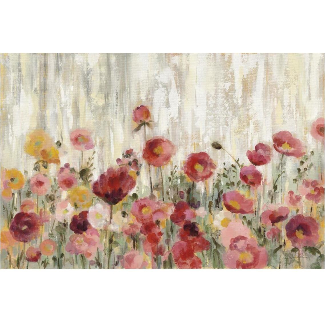 Sprinkled Flowers Crop -Paper Art-38&quotx26"