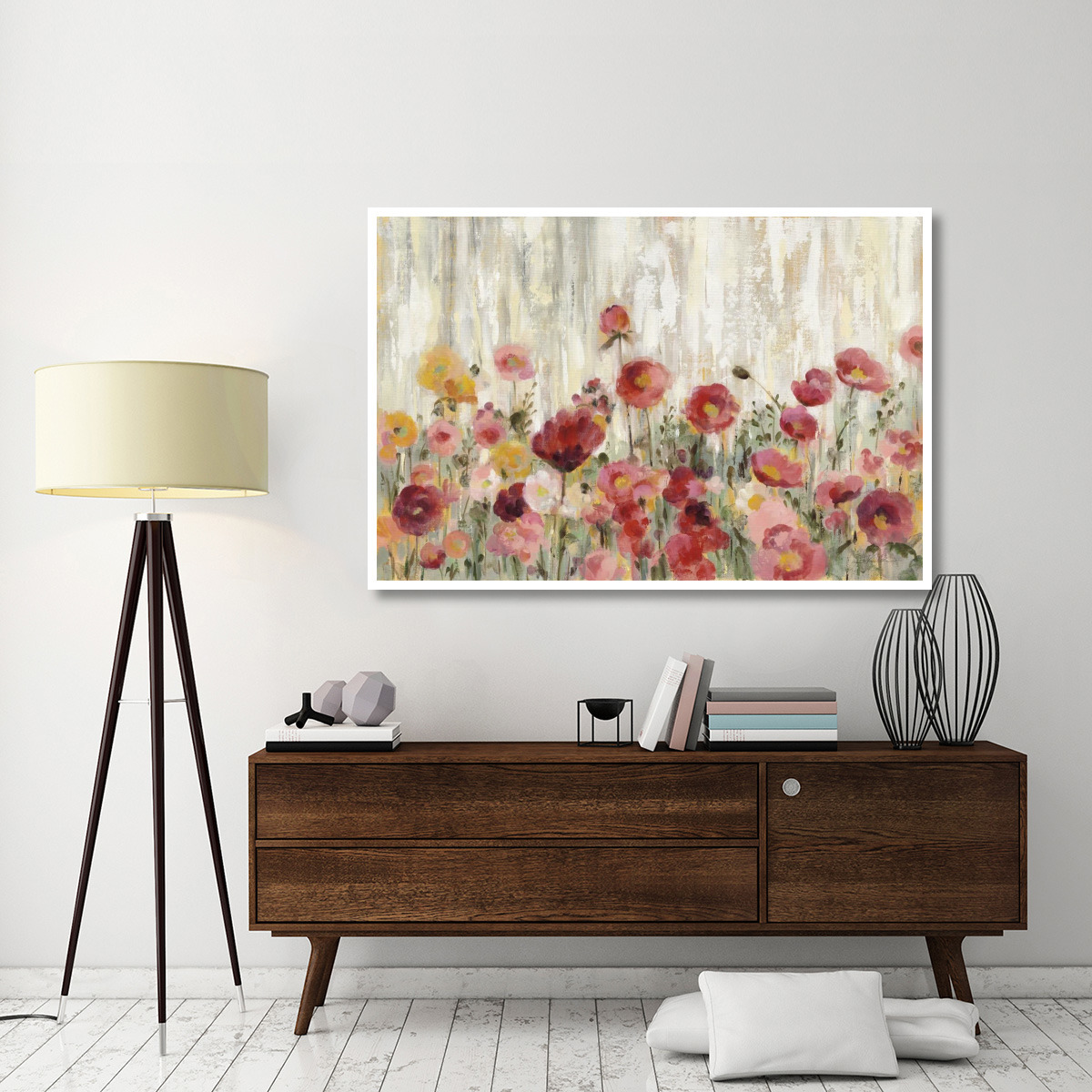 Sprinkled Flowers Crop -Paper Art-62&quotx42"