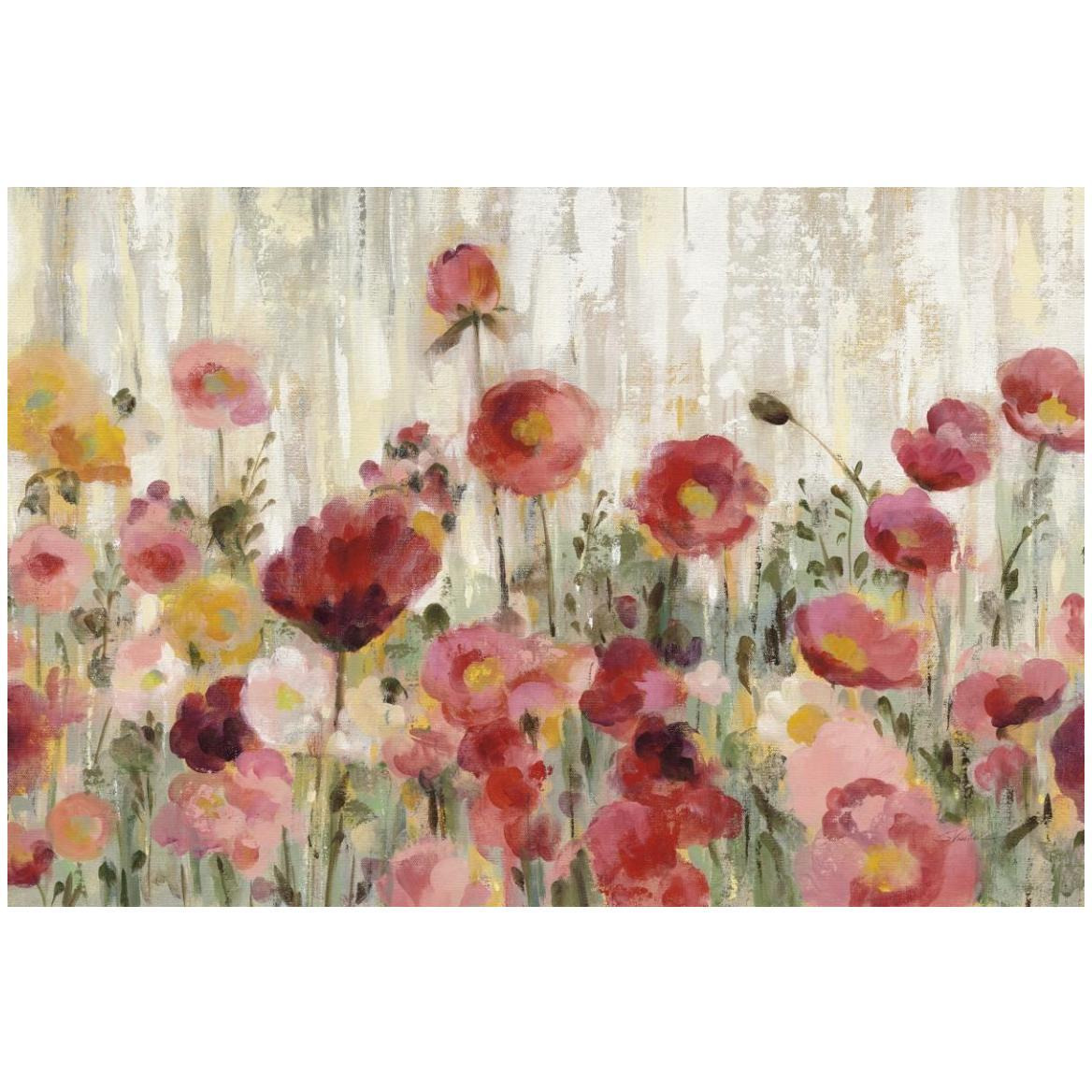 Sprinkled Flowers Crop -Paper Art-50&quotx34"