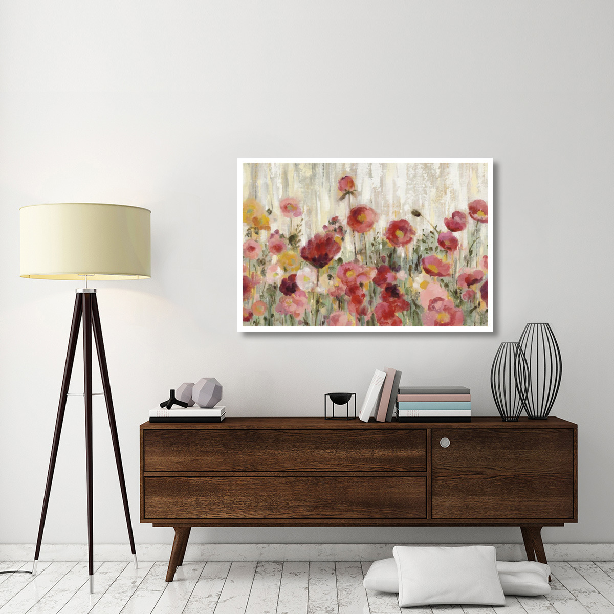 Sprinkled Flowers Crop -Paper Art-50&quotx34"