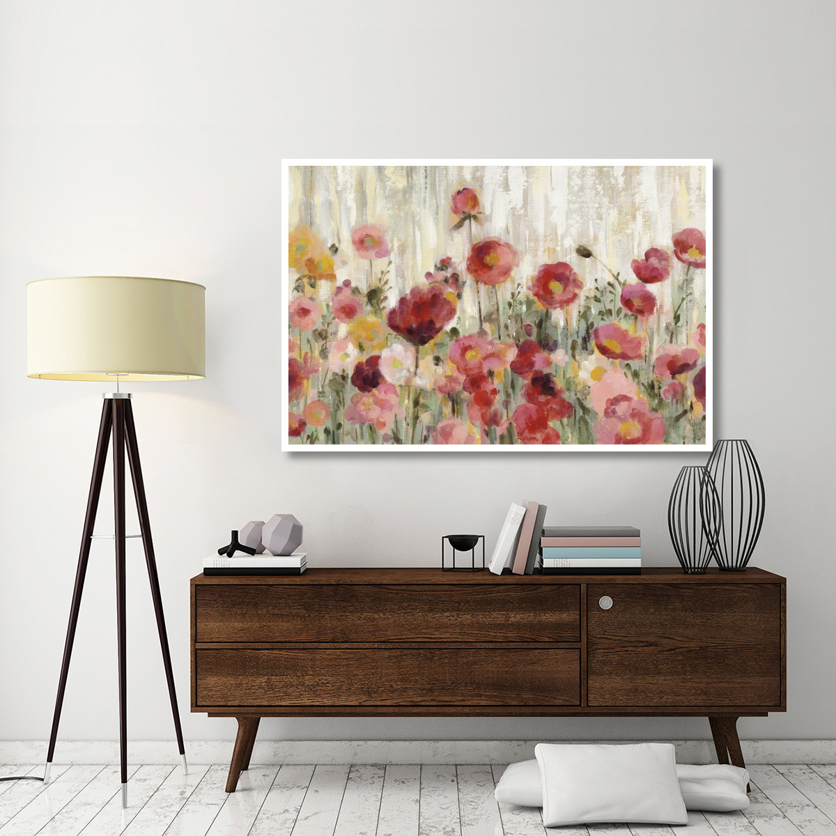 Sprinkled Flowers Crop -Paper Art-62&quotx42"