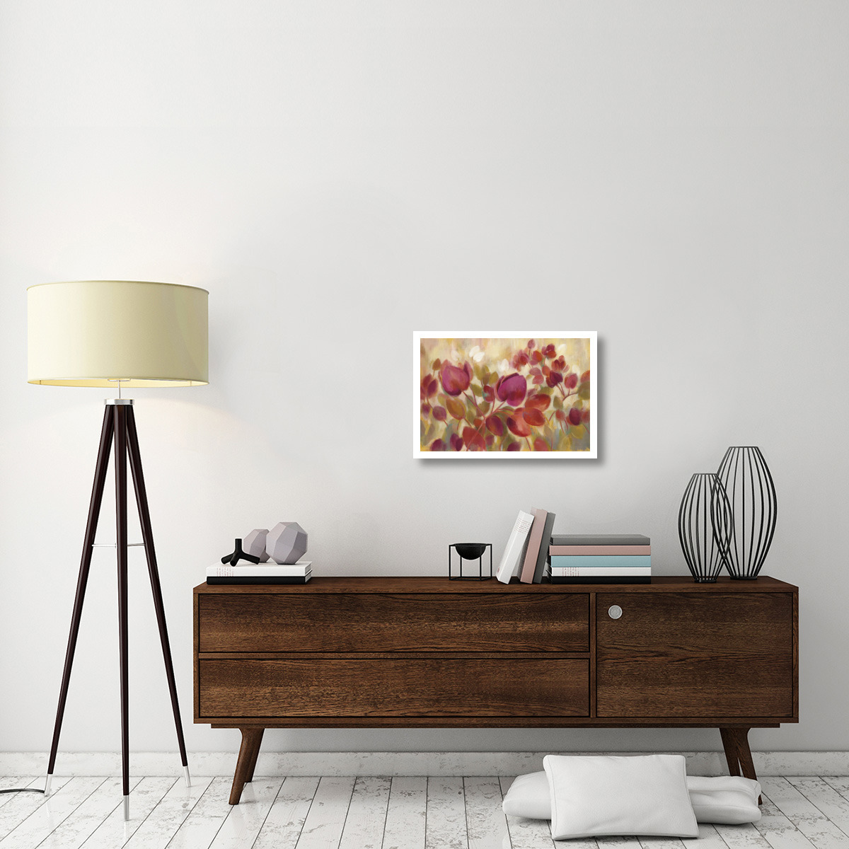 Magenta Tropical -Paper Art-26&quotx18"